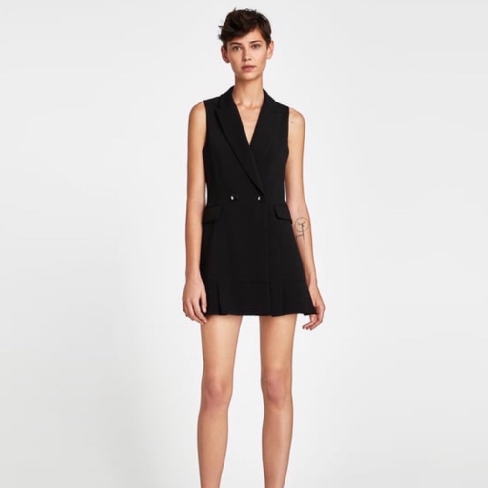 Zara - Black Blazer Dress